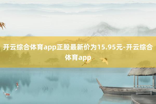 开云综合体育app正股最新价为15.95元-开云综合体育ap